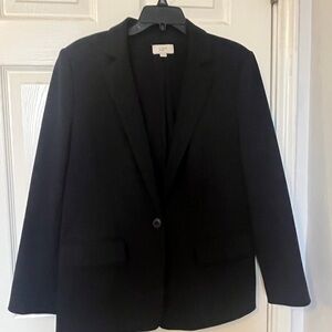 Loft 16P blazer, black
